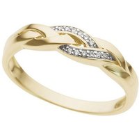 Firetti Diamantring Schmuck Geschenk Gold 333 Damenring Goldring Diamant, mit Brillanten von Firetti