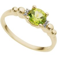 Firetti Diamantring Schmuck Geschenk Gold 333 Damenring Goldring Diamant, mit Peridot - mit Brillanten von Firetti