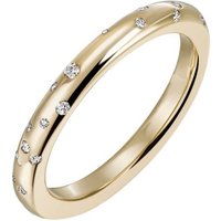 Firetti Diamantring Schmuck Geschenk Gold 375 Damenring Goldring Diamant, mit Brillanten von Firetti