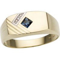 Firetti Diamantring Schmuck Geschenk Gold 585 Damenring Verlobungsring Goldring, mit Saphir - mit Brillant von Firetti