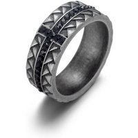 Firetti Fingerring Schmuck Geschenk, Woven, strukturiert, mit Zirkonia (synth) von Firetti