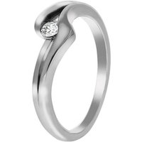 Firetti Fingerring Schmuck Geschenk Silber 925 Damenring Verlobungsring Solitär, mit Zirkonia (synth) von Firetti