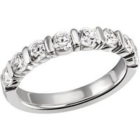 Firetti Fingerring Schmuck Geschenk Silber 925 Silberring Ring Memoire-Optik glitzernd, mit Zirkonia (synth) von Firetti