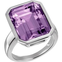 Firetti Fingerring Schmuck Geschenk Silber 925 Silberring Ring Quadrat, mit Amethyst oder Topas von Firetti