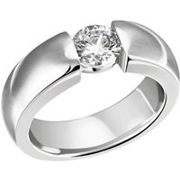 Firetti Fingerring Schmuck Geschenk Silber 925 Silberring Ring Spannring-Optik glitzernd, mit Zirkonia (synth) von Firetti