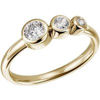 Firetti Fingerring Schmuck Geschenk Silber 925 Silberring Ring glitzernd, mit Zirkonia (synth) von Firetti