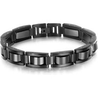 Firetti Gliederarmband Schmuck Geschenk, Black Steel von Firetti