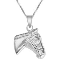 Firetti Kette mit Anhänger Schmuck Geschenk Silber 925 Halsschmuck Halskette Ankerkette Pferd, Made in Germany von Firetti