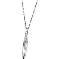 Firetti Kette mit Anhänger Schmuck Geschenk Silber 925 Halsschmuck Halskette Ankerkette Stab, mit Zirkonia (synth) von Firetti