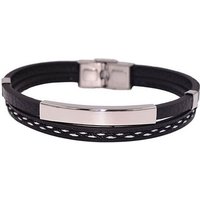 Firetti Lederarmband Schmuck Geschenk Armschmuck ID-Armband- Optik, Made in Germany von Firetti