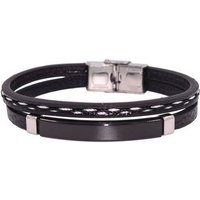 Firetti Lederarmband Schmuck Geschenk Armschmuck ID-Armband- Optik, Made in Germany von Firetti