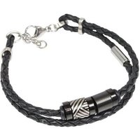 Firetti Lederarmband Schmuck Geschenk Armschmuck mehrreihig, geflochten, Made in Germany von Firetti