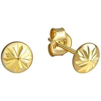 Firetti Paar Ohrstecker Schmuck Geschenk Gold 375 Ohrschmuck Sternen-Muster von Firetti