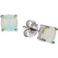 Firetti Paar Ohrstecker Schmuck Geschenk Silber 925 Ohrschmuck Edelstein Opal, mit Opal (synth) von Firetti