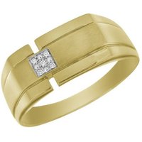 Firetti Siegelring Schmuck Geschenk Gold 333 Herrenring Fingerring Goldring, mit Brillanten von Firetti