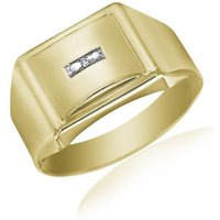 Firetti Siegelring Schmuck Geschenk Gold 333 Herrenring Goldring, mit Diamant von Firetti