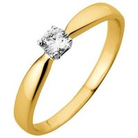 Firetti Solitärring Schmuck Geschenk Gold 585 Damenring Verlobungsring Goldring LIEBE, mit Brillant von Firetti