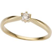 Firetti Solitärring Schmuck Geschenk Gold 750 Damenring Verlobungsring Goldring Solitär, mit Brillant von Firetti