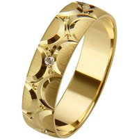 Firetti Trauring Schmuck Geschenk Gold 375 Hochzeit Ehering "LIEBE", Made in Germany, wahlweise mit oder ohne Brillant von Firetti