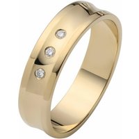 Firetti Trauring Schmuck Geschenk Gold 375 Hochzeit Ehering "LIEBE", Made in Germany, wahlweise mit oder ohne Brillanten von Firetti