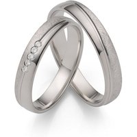 Firetti Trauring Schmuck Geschenk Hochzeit Ehering "LIEBE", Made in Germany - wahlweise mit oder ohne Zirkonia (synth) von Firetti