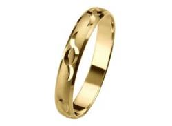 Trauring FIRETTI "Schmuck Geschenk Gold 375 Hochzeit Ehering "LIEBE"" Fingerringe Gr. 16,5, ohne Brillant, Gelbgold 585, 3,5 mm, gelb (gelbgoldfarben) Trauringe von Firetti