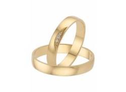 Trauring FIRETTI "Schmuck Geschenk Gold 375 Hochzeit Ehering "LIEBE"" Fingerringe Gr. 17, ohne Brillanten, Gelbgold 375, 3,5 mm, gelb (gelbgoldfarben) Trauringe von Firetti