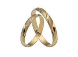 Trauring FIRETTI "Schmuck Geschenk Gold 375 Hochzeit Ehering "LIEBE"" Fingerringe Gr. 19, ohne Brillant, Gelbgold 585, 3,0 mm, gelb (gelbgoldfarben) Trauringe von Firetti