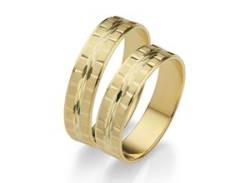 Trauring FIRETTI "Schmuck Geschenk Gold 375 Hochzeit Ehering "LIEBE"" Fingerringe Gr. 57, Gelbgold 585, 5 mm, gelb (gelbgoldfarben) Trauringe von Firetti