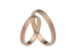 Trauring FIRETTI "Schmuck Geschenk Gold 375 Hochzeit Ehering "LIEBE"" Fingerringe Gr. 58, ohne Brillant, Roségold 585, 3,0 mm, rosegold (roségoldfarben) Trauringe Made in Germany, wahlweise mit oder ohne Brillant von Firetti