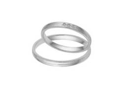 Trauring FIRETTI "Schmuck Geschenk Gold 375 Hochzeit Ehering "LIEBE"" Fingerringe Gr. 58, ohne Brillanten, Weißgold 375, 2,5 mm, weiß (weißgoldfarben) Trauringe von Firetti