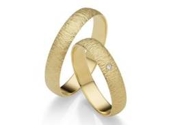 Trauring FIRETTI "Schmuck Geschenk Gold 375 Hochzeit Ehering "LIEBE"" Fingerringe Gr. 72, ohne Brillant, Gelbgold 375, 5 mm, gelb (gelbgoldfarben) Trauringe von Firetti