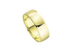 Trauring FIRETTI "Schmuck Geschenk Gold Hochzeit Ehering "LIEBE"" Fingerringe Gr. 17,5, ohne Brillant, Gelbgold 375, 7 mm, gelb (gelbgoldfarben) Trauringe von Firetti