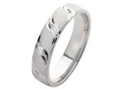 Trauring FIRETTI "Schmuck Geschenk Hochzeit Ehering "LIEBE"" Fingerringe Gr. 16,5, ohne Zirkonia, Silber 925 (Sterlingsilber), 5 mm, silberfarben Trauringe von Firetti