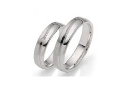 Trauring FIRETTI "Schmuck Geschenk Hochzeit Ehering "LIEBE"" Fingerringe Gr. 57, ohne Zirkonia, Silber 925 (Sterlingsilber), 5 mm, silberfarben Trauringe von Firetti