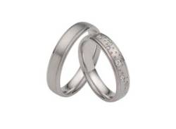 Trauring FIRETTI "Schmuck Geschenk Hochzeit Ehering "LIEBE"" Fingerringe Gr. 69, ohne Zirkonia, Silber 925 (Sterlingsilber), 4,5 mm, silberfarben Trauringe von Firetti