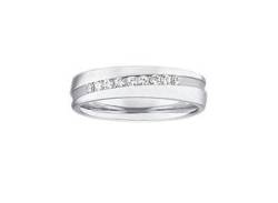 Trauring mit Gravur FIRETTI "Schmuck Geschenk Hochzeit Ehering "LIEBE"" Fingerringe Gr. 16, mit Zirkonia, Silber 925 (Sterlingsilber), 5 mm, silberfarben (silberfarben, kristallweiß) Trauringe wahlweise mit oder ohne Zirkonia von Firetti