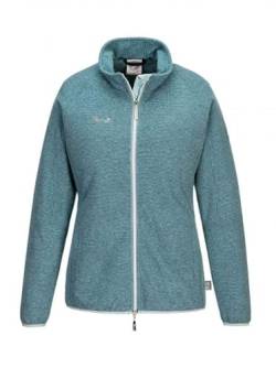 First B Damen Strickfleecejacke Alexa, Fleecejacke, Outdoorjacke, Campingjacke, wasserabweisend, atmungsaktiv balsam 52 von First B