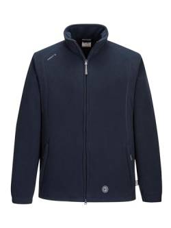 First B Herren Fleecejacke Andreas, Windbreaker, Outdoorjacke, Campingjacke atmungaktiv, schnelltrocknend navy L von First B