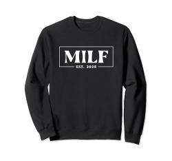 Upgrade auf Milf Est. 2025 Neue heiße Mama Damen MILF Sweatshirt von First Time Mom EST 2025 Loading Promoted to Mom