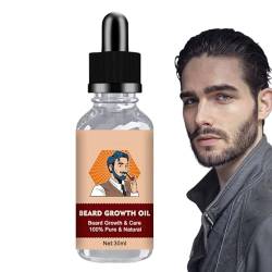 Bartöl - Schnurrbart-Haarwachstum und natürliches Bartöl | Bartöl für Männer, Bartfeuchtigkeitscreme, 30 ml. Wachsen Sie schneller einen stärkeren, dickeren, volleren Bart, machen Sie ihn Firulab von Firulab