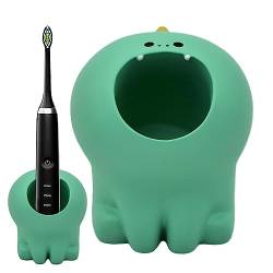 Firulab Tier-Zahnbürsten-Organizer - Tierbadezimmer-Aufbewahrung für Zahnpasta | Stanzfreie, tragbare Badezimmer-Aufbewahrung, Mini-Einzelzahnbürsten-Stiftständer für Rasierer, Zahnpasta, Bleistifte von Firulab