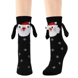 Magnetische Socken | Lustige Weihnachts-Magnetsocken halten Hände,Weihnachts-Magnethandsocken, Geschenke für Männer, Frauen, Freunde, Paare Firulab von Firulab
