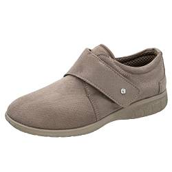 Fischer Markenschuh Damen, Frauen Hausschuhe,Wechselfußbett,Latschen,Schlappen,gaeste-Hausschuhe,hausschlappen,hauslatsch,Beige,39 EU / 6 UK von Fischer Markenschuh