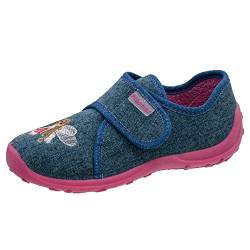 Fischer Markenschuh Mädchen Pantoffeln, Kinder Hausschuhe,schluepfschuhe,Slides,Slip-ons,Backless Slipper,Mules,Gartenschuhe,Jeansblau,26 EU / 9 UK von Fischer Markenschuh