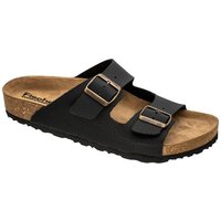 Fischer-Markenschuh Tobi Pantolette aus Vegano (Lederimitat), gepolstertes Lederfußbett von Fischer-Markenschuh