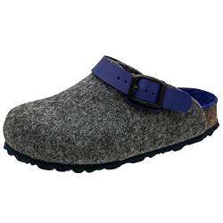 Fischer Markenschuh Unisex - Kinder Pantoletten, Jungen,Mädchen Pantoletten,Gartenschuhe,Sommerschuhe,sommerclogs,Kids,Mules,Grau,29 EU / 11 UK von Fischer Markenschuh