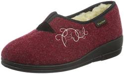 Fischer Damen Flache Hausschuhe, Rot (Bordo 341), 39 EU von Fischer