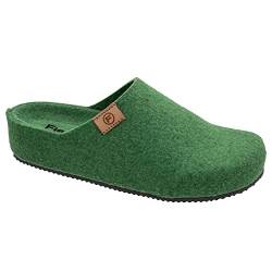 Fischer Markenschuh Damen Pantoletten, Frauen Hausschuhe,Home-Slipper,House-Slipper,patschen,schlapfen,drinnen,Indoor,daheim,Gras,40 EU / 7 UK von Fischer