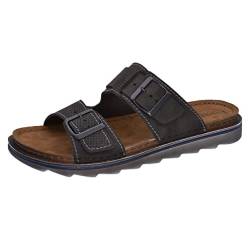 Fischer Markenschuh Herren, Männer, Pantoletten, Slipper,Slides,Clogs,Hausschuhe,Gartenschuhe,Men's,Schlupfschuhe,Slides,Graphit,46 EU / 11.5 UK von Fischer